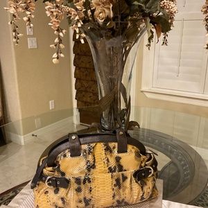 ELAINE TURNER VINTAGE PYTHON BAG